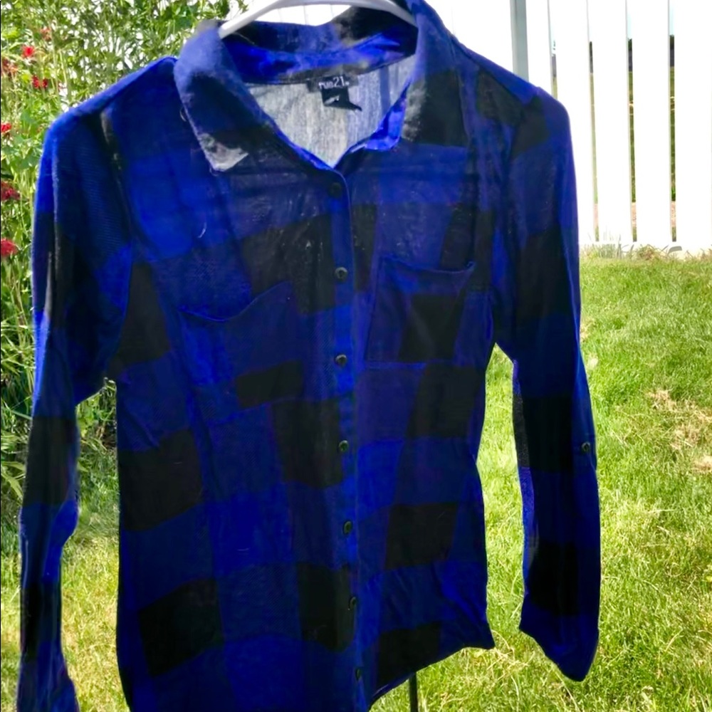 Black and Blue-Plaid-Flannel
